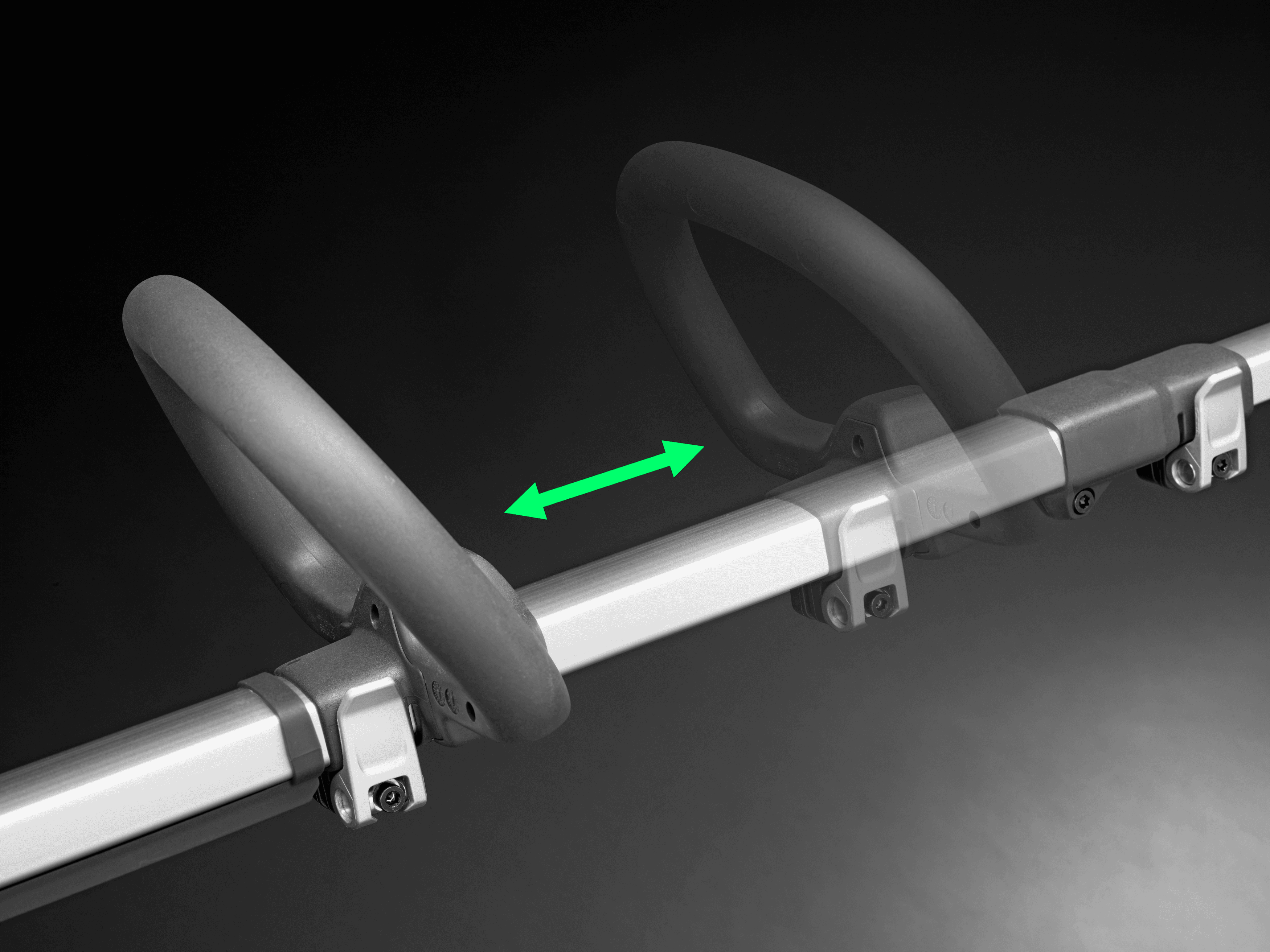 Adjustable front handle